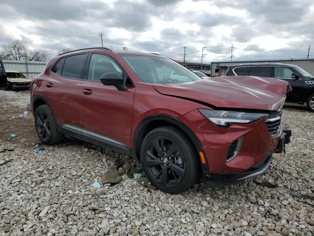 LRBAZLR46ND109658 - 2022 BUICK ENVISION PREFERRED RED photo 4