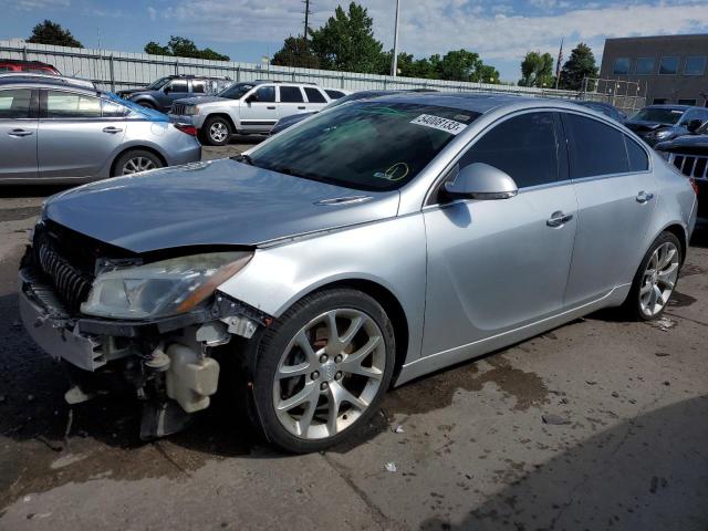 2G4GV5GV8D9203837 - 2013 BUICK REGAL GS SILVER photo 1