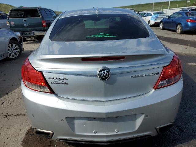 2G4GV5GV8D9203837 - 2013 BUICK REGAL GS SILVER photo 6