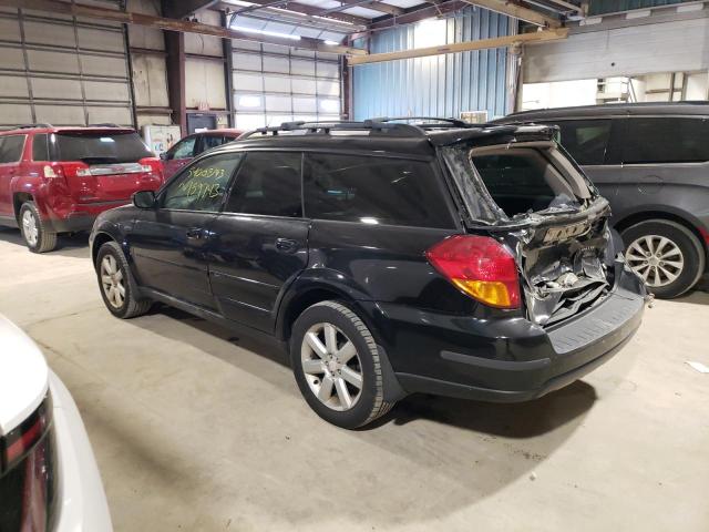 4S4BP62C877322896 - 2007 SUBARU OUTBACK OUTBACK 2.5I LIMITED BLACK photo 2