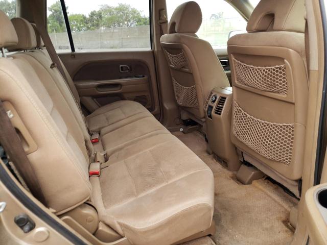 5FNYF28486B032760 - 2006 HONDA PILOT EX GOLD photo 11