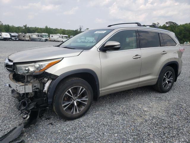 5TDJKRFH6GS501336 - 2016 TOYOTA HIGHLANDER XLE Gold Foto 1