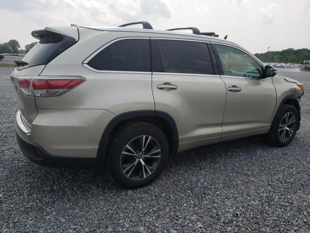 5TDJKRFH6GS501336 - 2016 TOYOTA HIGHLANDER XLE Gold Foto 3