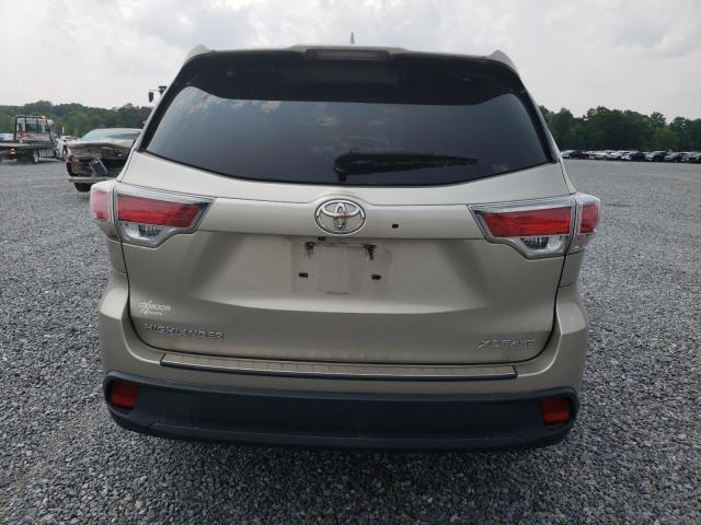 5TDJKRFH6GS501336 - 2016 TOYOTA HIGHLANDER XLE Gold Foto 6