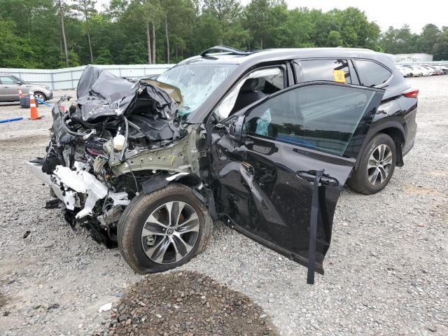 5TDHZRAH8NS106735 - 2022 TOYOTA HIGHLANDER XLE Սև լուսանկար 1