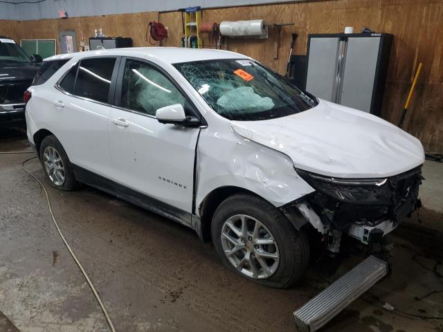 3GNAXUEV0NL308234 - 2022 CHEVROLET EQUINOX LT WHITE photo 4