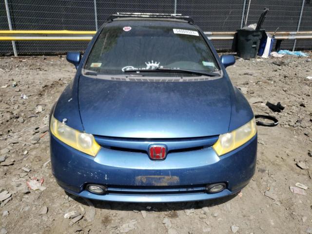 1HGFA15846L111879 - 2006 HONDA CIVIC EX BLUE photo 5