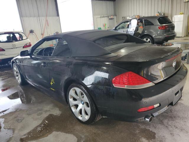 WBAEK73465B323517 - 2005 BMW 645 CI AUTOMATIC BLACK photo 2