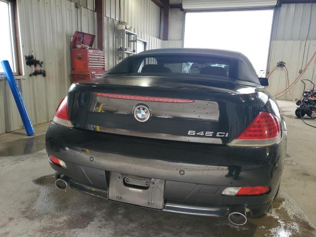WBAEK73465B323517 - 2005 BMW 645 CI AUTOMATIC BLACK photo 6