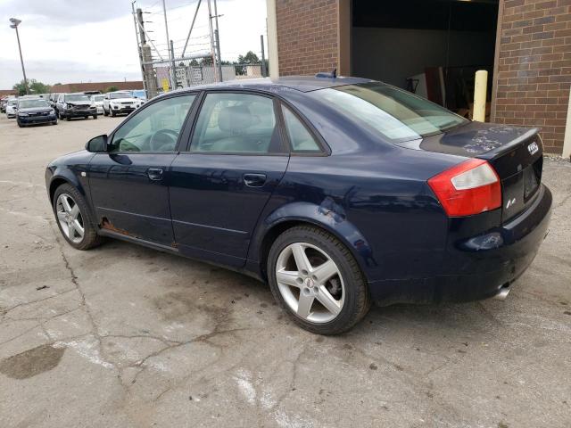 WAULC68E05A087372 - 2005 AUDI A4 1.8T QUATTRO BLUE photo 2