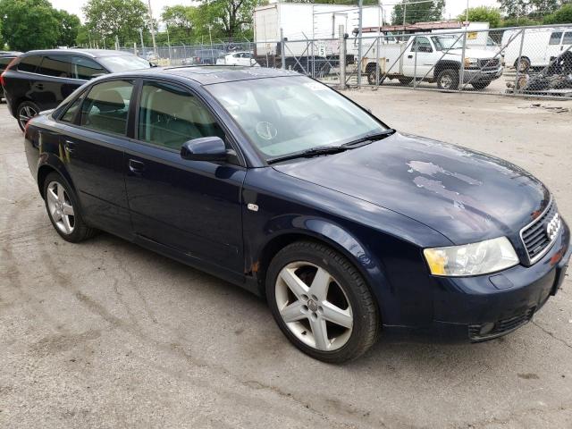 WAULC68E05A087372 - 2005 AUDI A4 1.8T QUATTRO BLUE photo 4