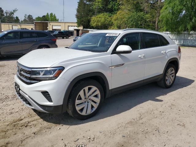 1V26E2CA6LC212575 - 2020 VOLKSWAGEN ATLAS CROS SE WHITE photo 1