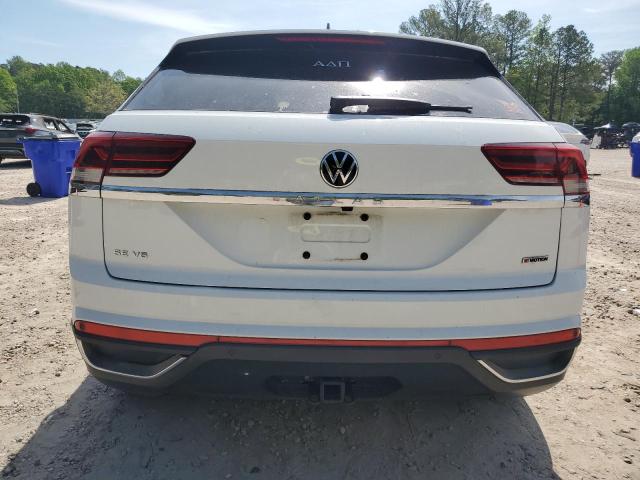 1V26E2CA6LC212575 - 2020 VOLKSWAGEN ATLAS CROS SE WHITE photo 6