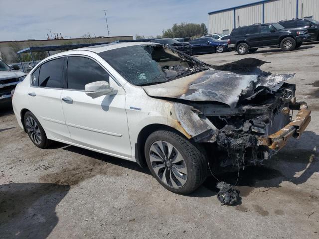 JHMCR6F55HC011478 - 2017 HONDA ACCORD HYBRID EXL WHITE photo 4