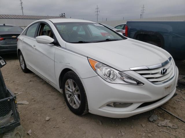 5NPEB4ACXDH771235 - 2013 HYUNDAI SONATA GLS WHITE photo 1