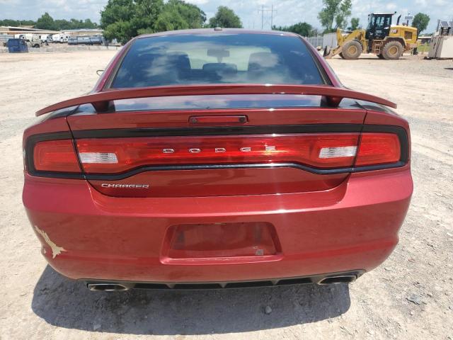 2C3CDXHG0EH254259 - 2014 DODGE CHARGER SXT RED photo 6