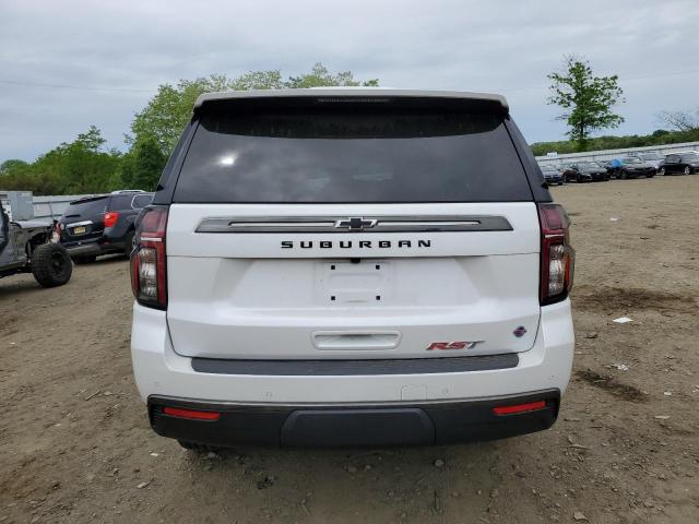 1GNSKEKD6NR102994 - 2022 CHEVROLET SUBURBAN K1500 RST WHITE photo 6