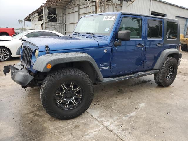 1J4BA3H11AL187554 - 2010 JEEP WRANGLER U SPORT أزرق صورة 1
