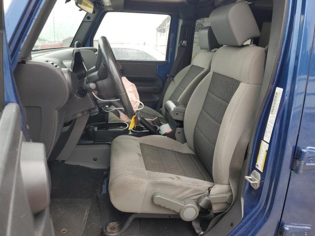 1J4BA3H11AL187554 - 2010 JEEP WRANGLER U SPORT أزرق صورة 7