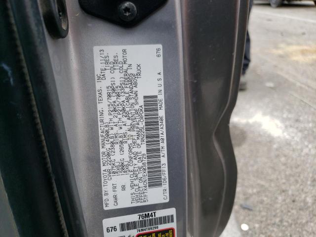 5TFTX4CN1EX038729 - 2014 TOYOTA TACOMA ACCESS CAB ვერცხლისფერი ფოტო 13