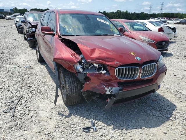 5UXWX7C5XCL736516 - 2012 BMW X3 XDRIVE35I RED photo 1