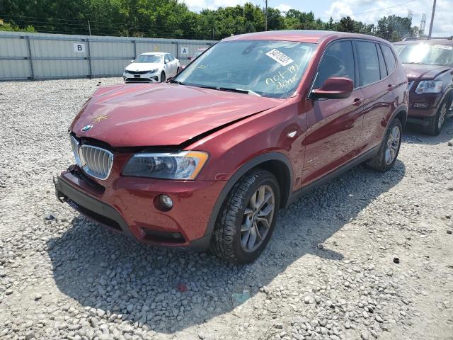 5UXWX7C5XCL736516 - 2012 BMW X3 XDRIVE35I RED photo 2