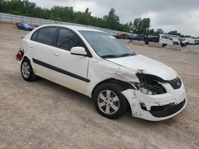 KNADE223996481766 - 2009 KIA RIO BASE WHITE photo 4