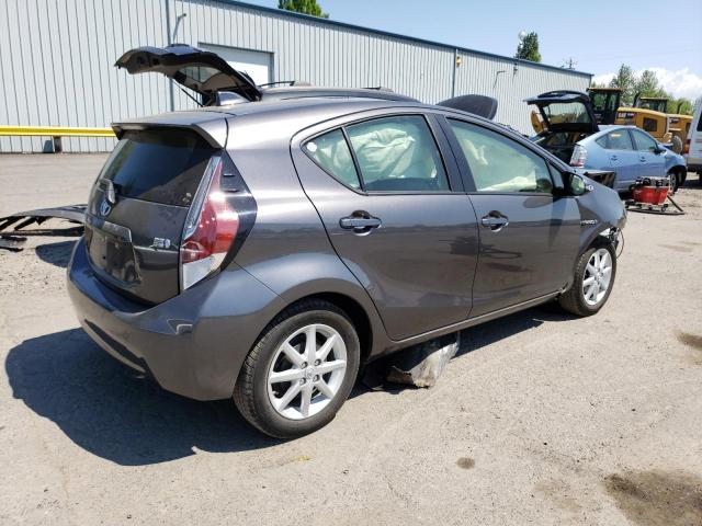 JTDKDTB37G1120243 - 2016 TOYOTA PRIUS C GRAY photo 3