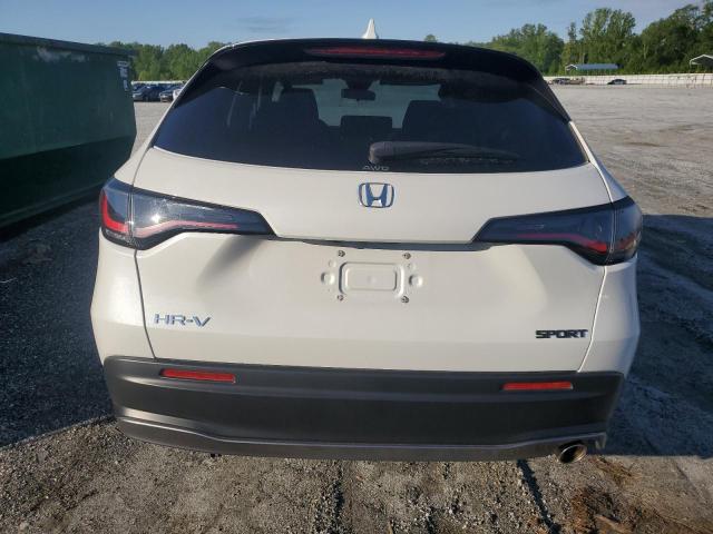 3CZRZ2H51SM735394 - 2025 HONDA HR-V SPORT WHITE photo 6