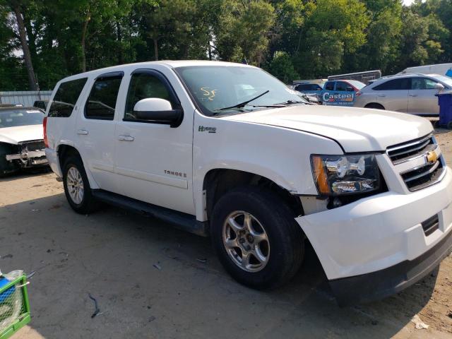 1GNFK13529R124434 - 2009 CHEVROLET TAHOE HYBRID WHITE photo 4