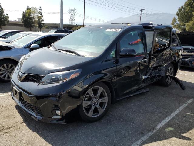 5TDXZ3DC2LS076511 - 2020 TOYOTA SIENNA SE BLACK photo 1