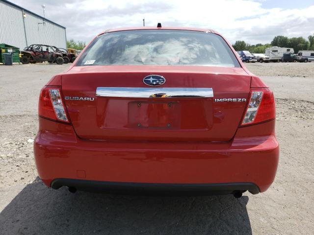 JF1GE60679G520293 - 2009 SUBARU IMPREZA 2.5I PREMIUM RED photo 6