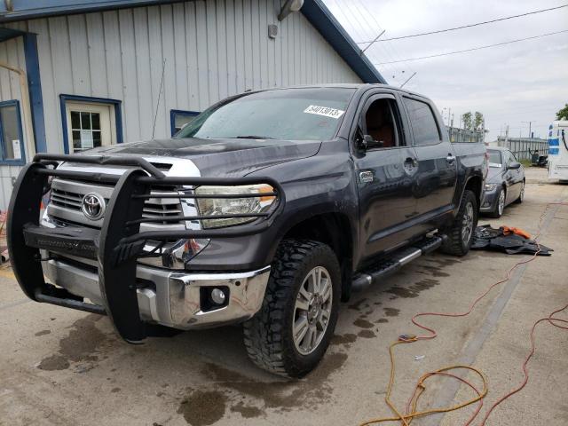 5TFAW5F1XEX362254 - 2014 TOYOTA TUNDRA CREWMAX PLATINUM Grau Foto 1