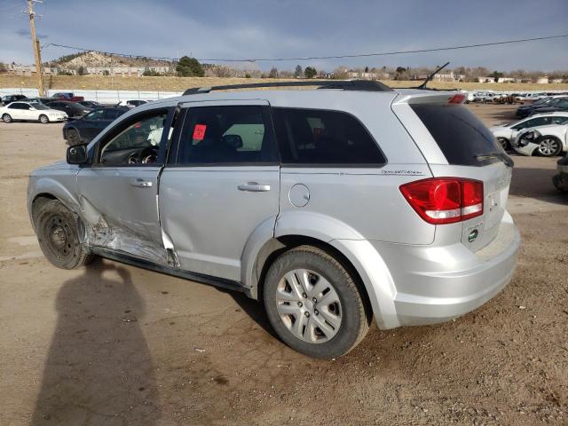 3C4PDCAB8ET257129 - 2014 DODGE JOURNEY SE SILVER photo 2