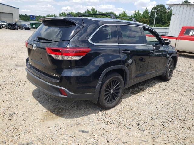 5TDJZRFH8KS629193 - 2019 TOYOTA HIGHLANDER SE BLACK photo 3