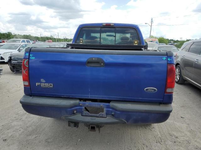 1FTNX21F33EB23895 - 2003 FORD F250 SUPER DUTY BLUE photo 6