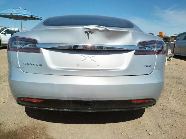 5YJSA1E29JF271700 - 2018 TESLA MODEL S Արծաթագույն լուսանկար 6