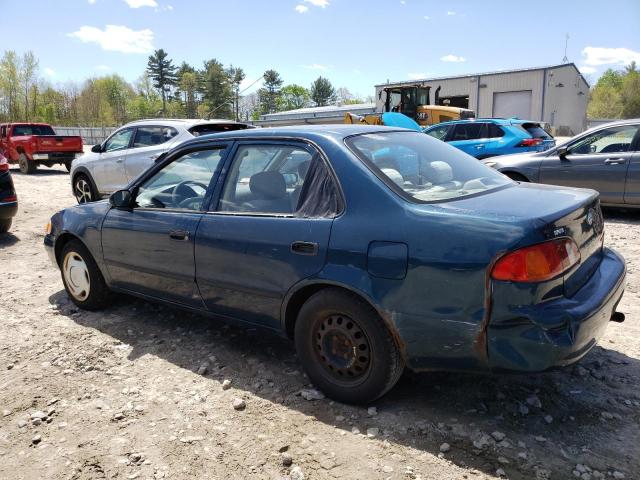 2T1BR12E8YC266395 - 2000 TOYOTA COROLLA VE BLUE photo 2