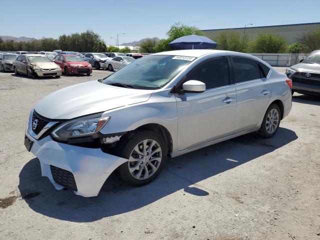 3N1AB7AP2KY430756 - 2019 NISSAN SENTRA S GRAY photo 1