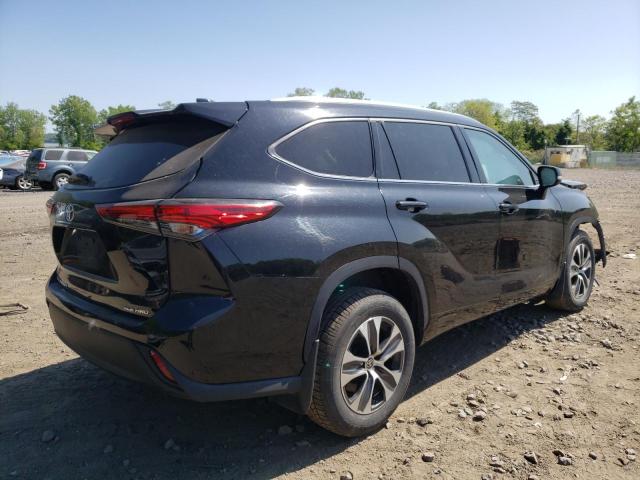 5TDGZRBH6MS115653 - 2021 TOYOTA HIGHLANDER XLE 黑色 照片 3
