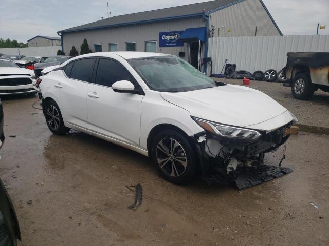 3N1AB8CV5NY283645 - 2022 NISSAN SENTRA SV WHITE photo 4