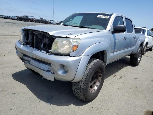 3TMMU52N56M001940 - 2006 TOYOTA TACOMA DOUBLE CAB LONG BED SILVER photo 1