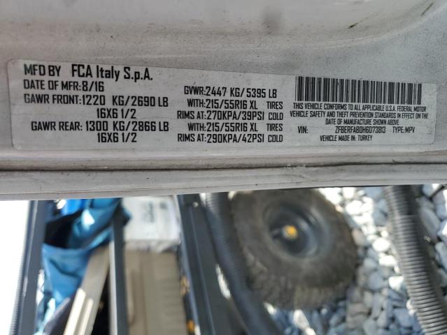 ZFBERFAB0H6D73813 - 2017 RAM PROMASTER WHITE photo 14