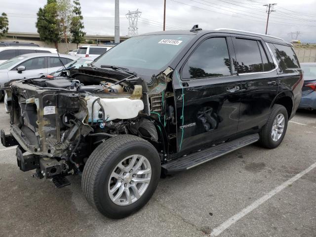 1GNSCNKD1MR300653 - 2021 CHEVROLET TAHOE C1500 LT BLACK photo 1