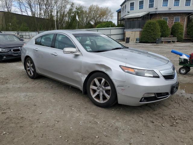 19UUA8F50DA011274 - 2013 ACURA TL TECH SILVER photo 4