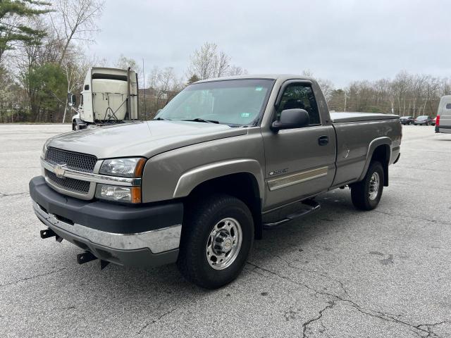 1GCHK24U53Z166052 - 2003 CHEVROLET SILVERADO K2500 HEAVY DUTY BEIGE photo 2