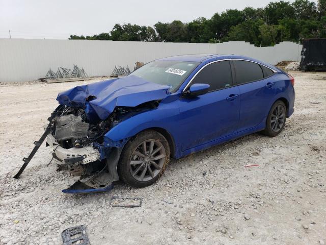 19XFC1F70KE016074 - 2019 HONDA CIVIC EXL ლურჯი ფოტო 1