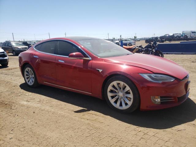 5YJSA1E25HF192678 - 2017 TESLA MODEL S RED photo 4