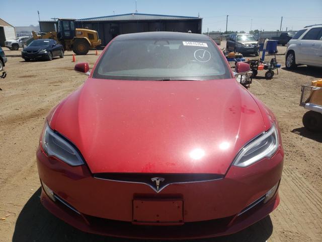 5YJSA1E25HF192678 - 2017 TESLA MODEL S RED photo 5