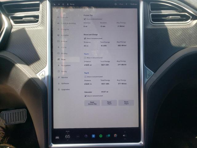 5YJSA1E25HF192678 - 2017 TESLA MODEL S RED photo 9